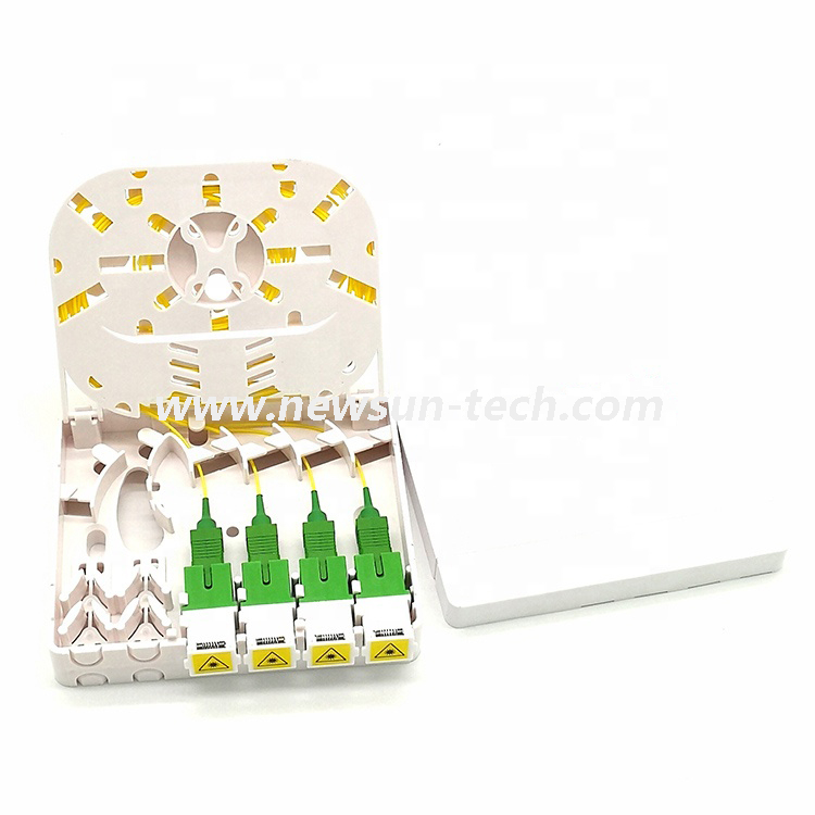 NSTB04 Fiber Optic Outlet 8F ODF Indoor Termination Box 