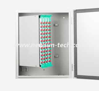 48 Cores Outdoor Waterproof ODF Fiber Optic Cable Cross Connect Cabinet 