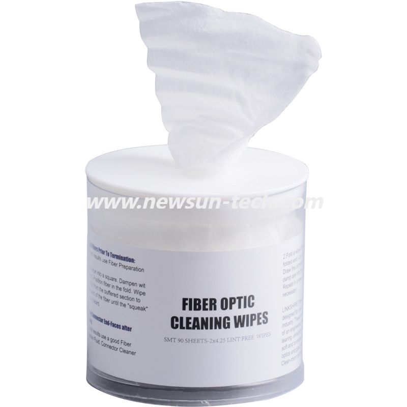 NS-C100 Fiber Optic Centre-pull Perforated Roll Dust-free Cleaning Wipes 